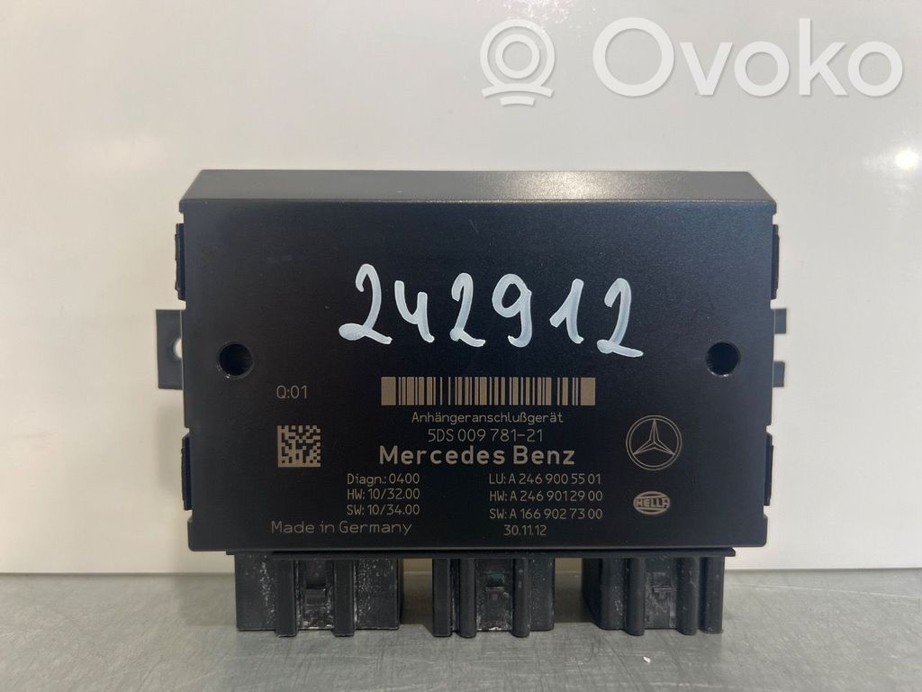 Mercedes-Benz B W246 W242 Unidad de control/módulo de la barra de remolque