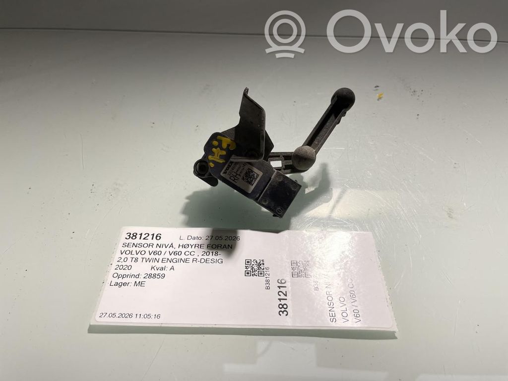 Volvo V60 Senzor înălțime suspensie față pneumatică 