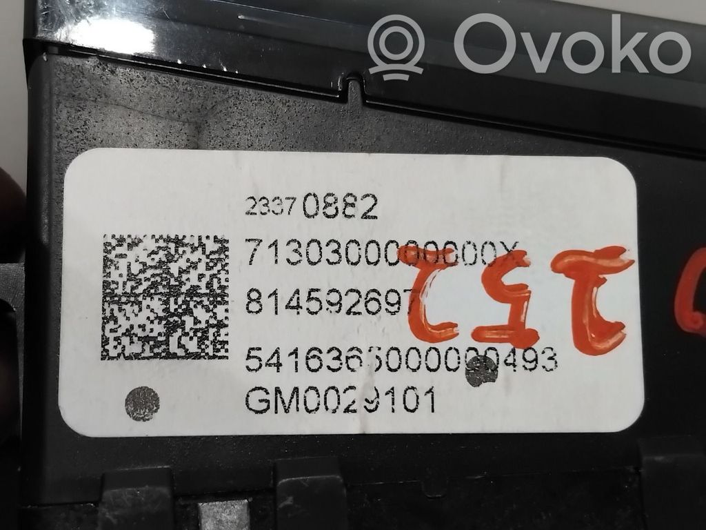 Opel Ampera- E Modul comenzi multimedia 