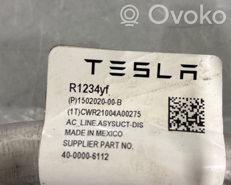 Tesla Model 3 Ilmastointilaitteen putki (A/C) 