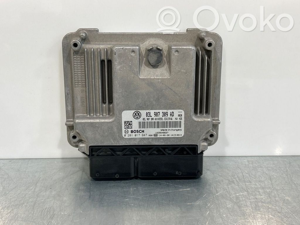 Volkswagen Caddy Unité de commande, module ECU de moteur 