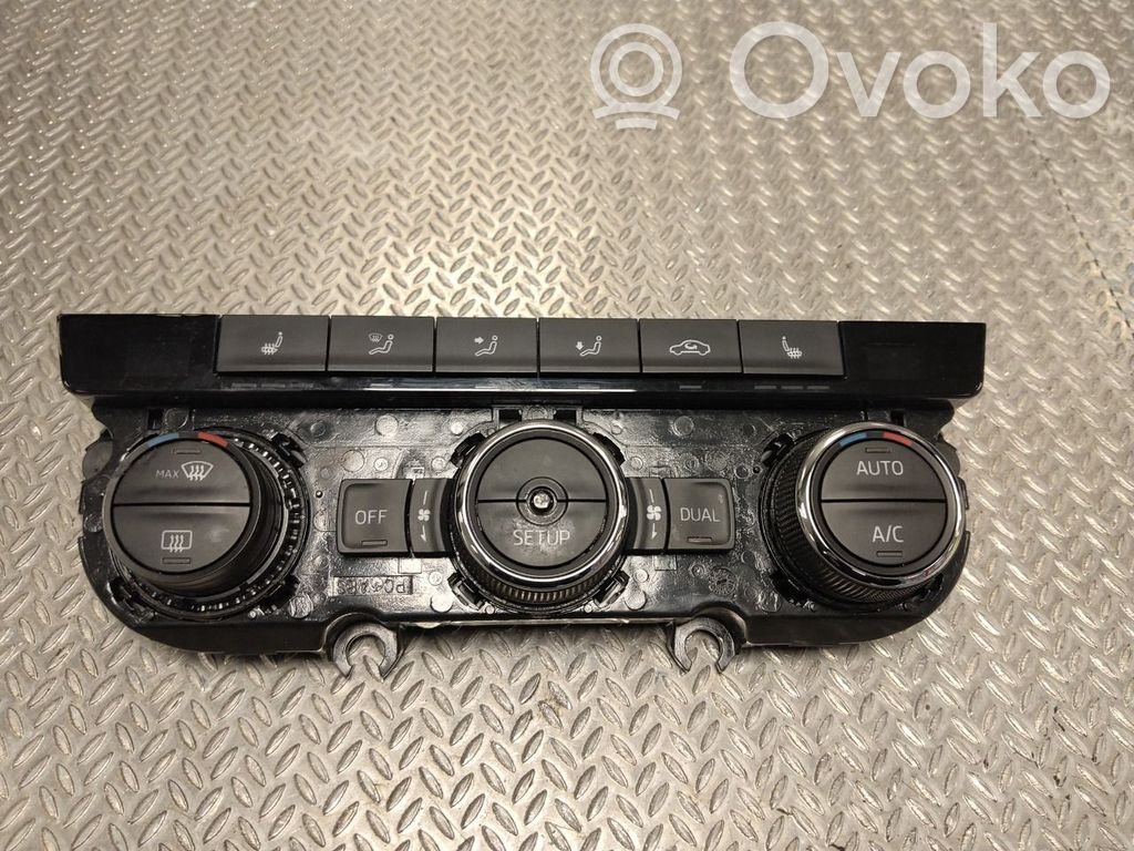 Skoda Octavia Mk3 (5E) Console centrale, commande chauffage/clim 