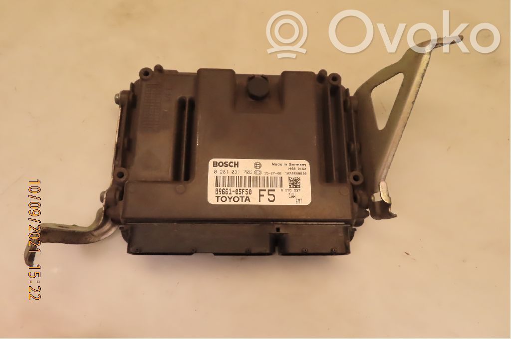Toyota Avensis T270 Unité de commande, module ECU de moteur