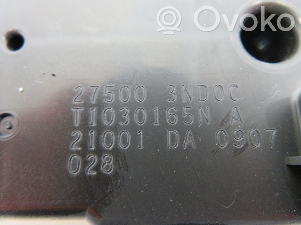 Nissan Leaf I (ZE0) Console centrale, commande chauffage/clim