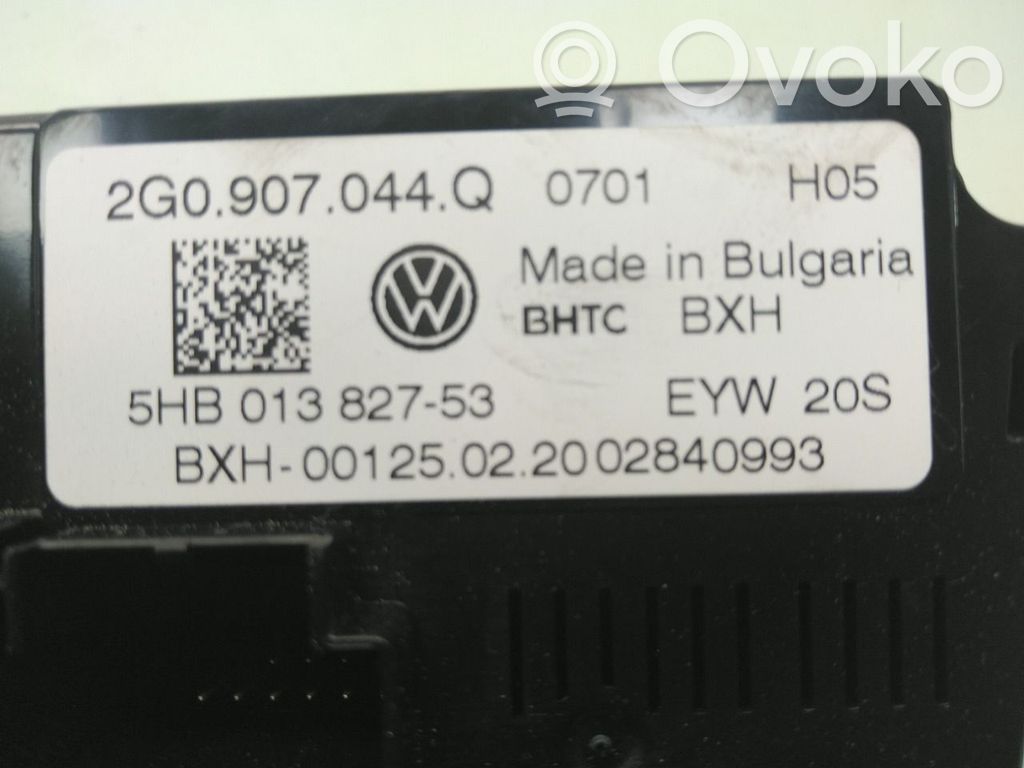 Panel klimatyzacji / Ogrzewania   2G0907044Q,5HB01382753,5HB01382753,2G0907044Q,5HB01382753