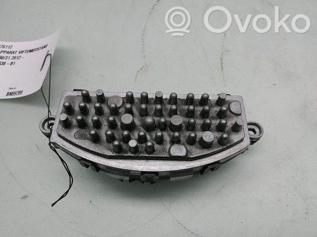 BMW 3 F30 F35 F31 Motor aerotermă/rezistor ventilator 