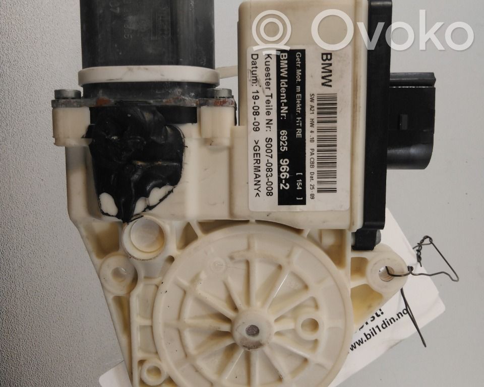 BMW X3 E83 Regulador de ventanilla eléctrico de puerta delantera