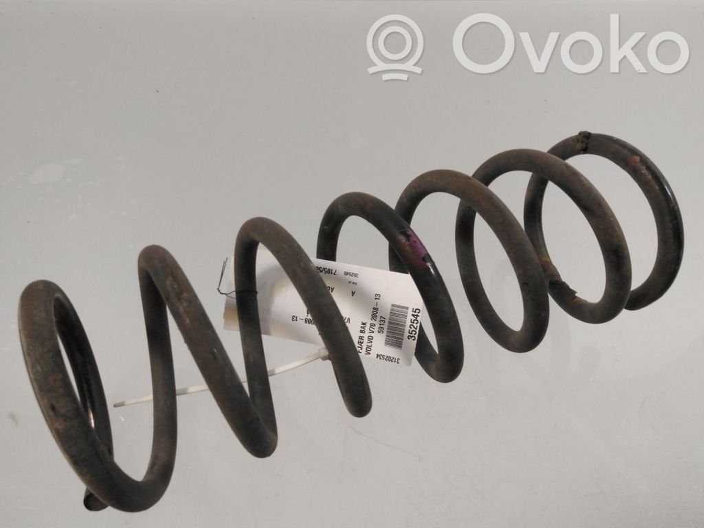 Volvo V70 Molla elicoidale posteriore con cuscinetti in gomma