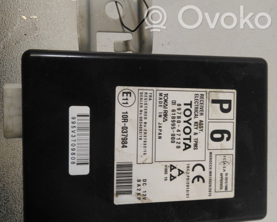 Toyota Yaris Centralina/modulo keyless go