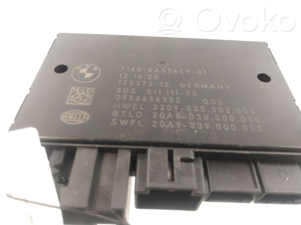 BMW 3 F30 F35 F31 Unidad de control/módulo de la barra de remolque