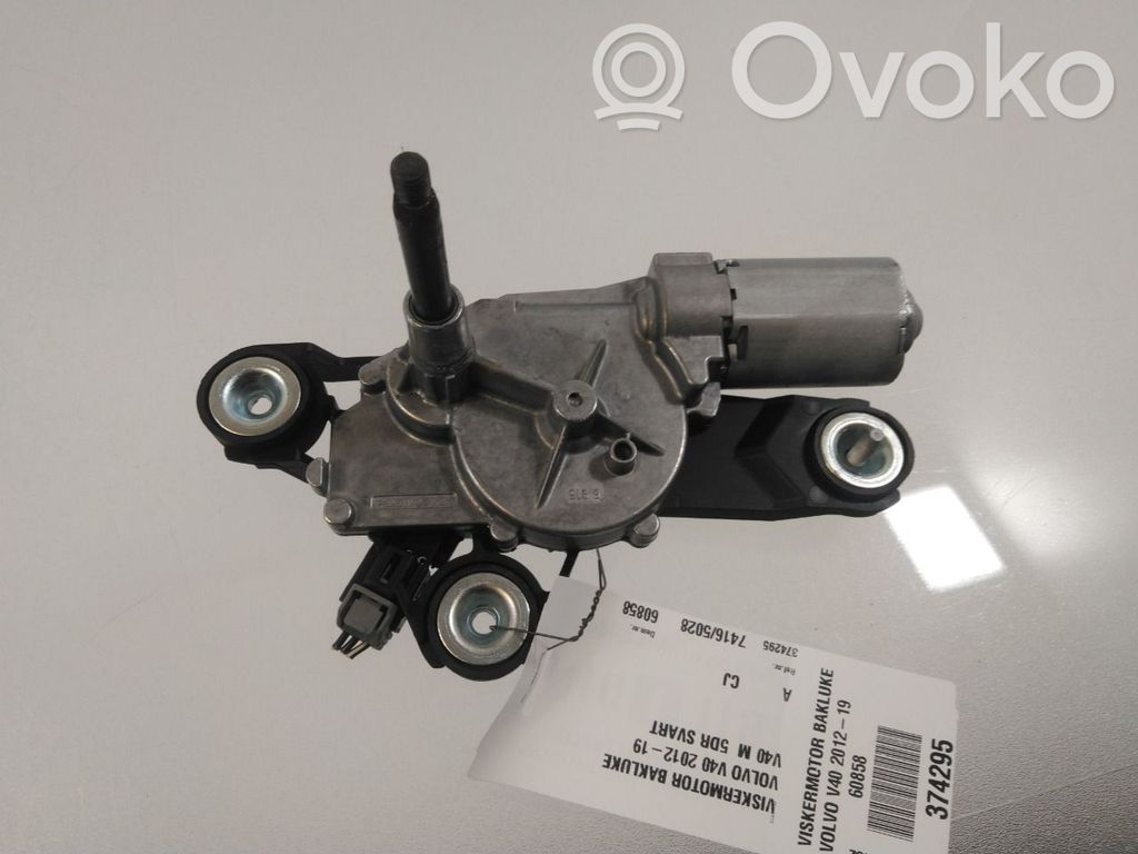 Volvo V40 Motorino del tergicristallo del lunotto posteriore