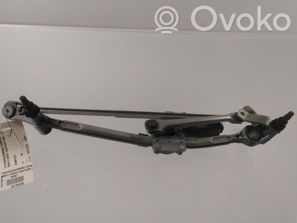 BMW 3 E90 E91 Tiranti del tergicristallo anteriore 