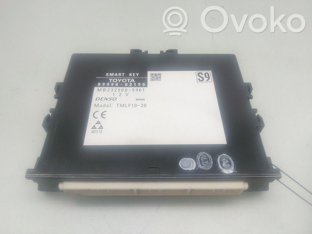 Toyota Auris E180 Centralina/modulo keyless go 