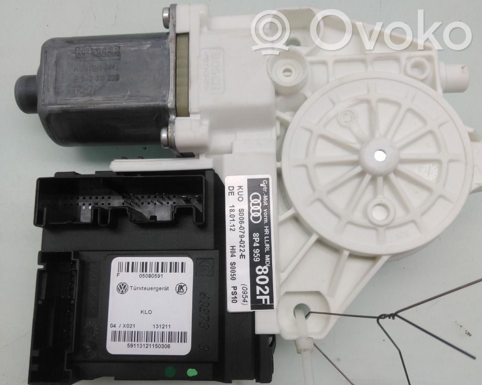 Audi A3 S3 8P Regulador de ventanilla eléctrico de puerta delantera