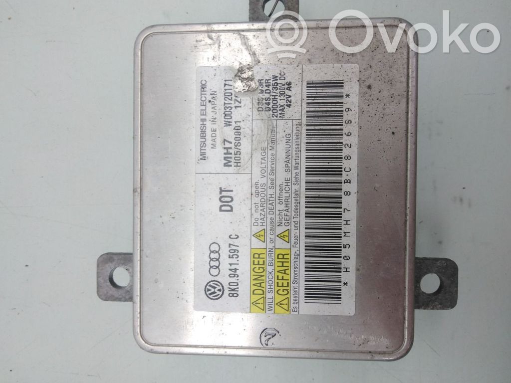 Unité de commande / module Xénon   8K0941597E,8K0941597E