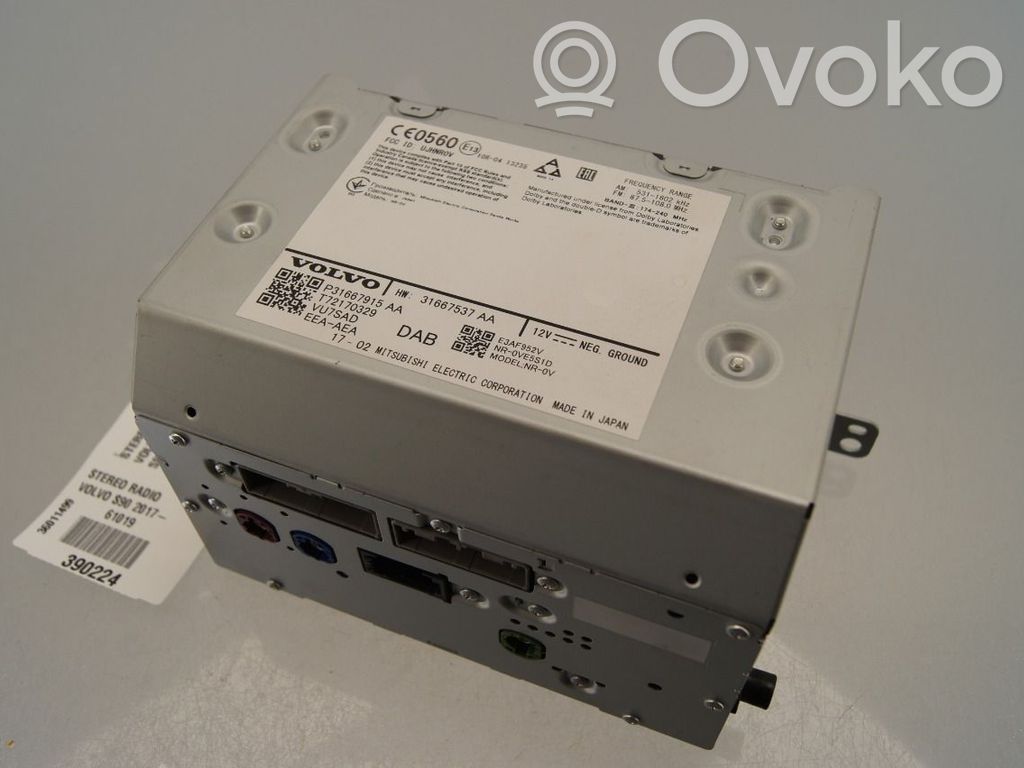 Volvo S90, V90 Unità principale autoradio/CD/DVD/GPS 