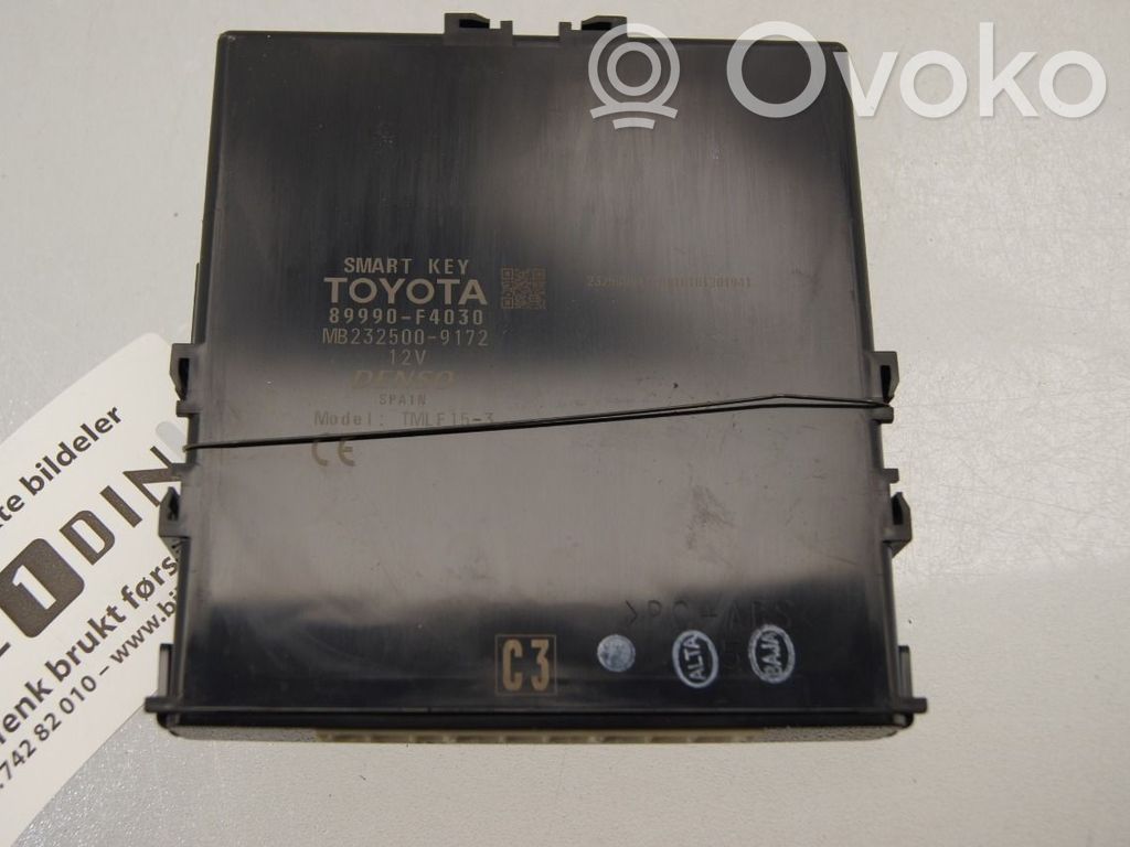 Toyota C-HR I Centralina/modulo keyless go 