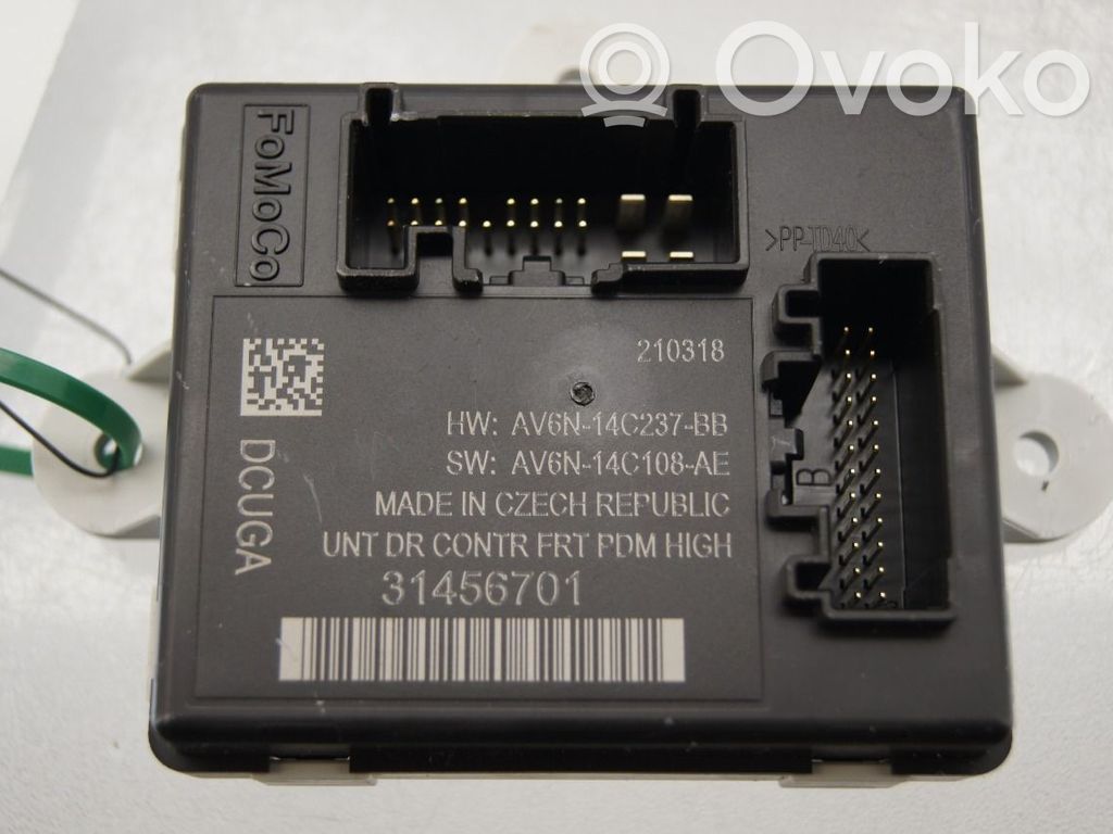 Unité de commande module de porte   31456701,31456701