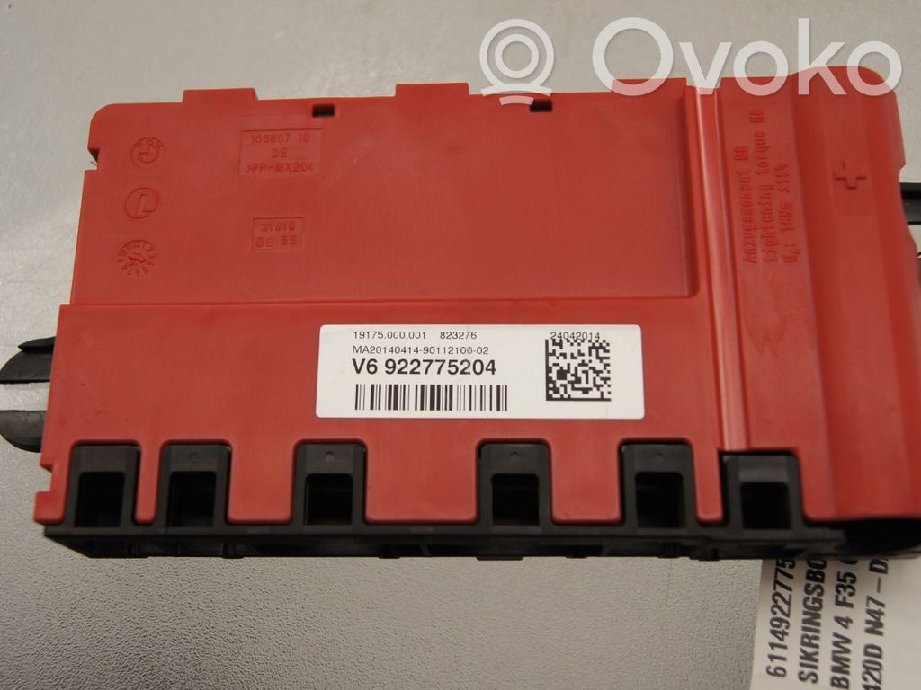 BMW 4 F32 F33 Set scatola dei fusibili