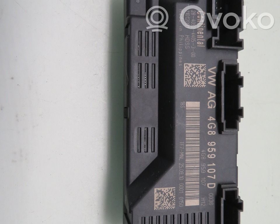 Unité de commande / module de hayon   4G8959107D,4G8959107D