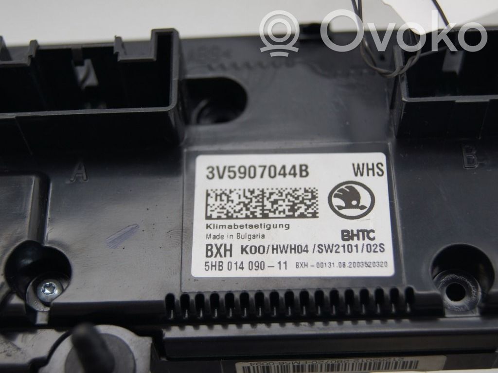 Console centrale, commande chauffage/clim   3V5907044B,3V5907044B