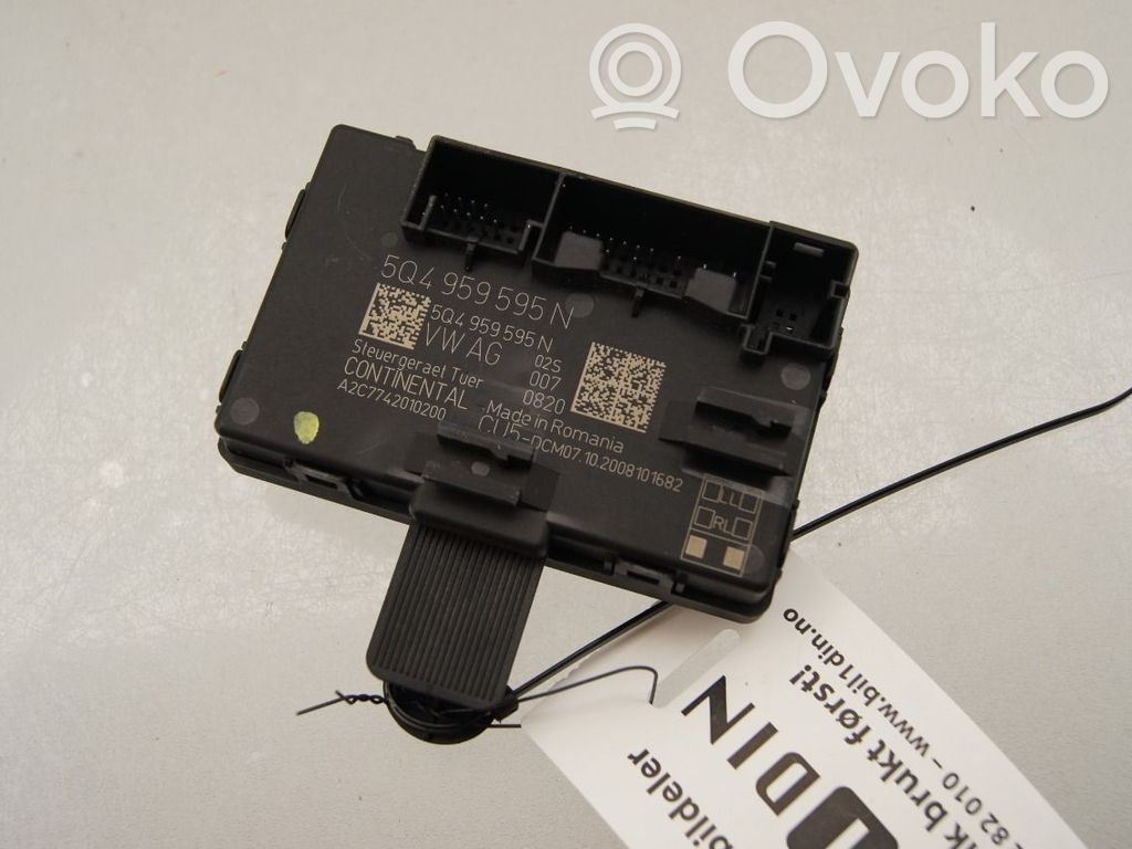 Skoda Superb B8 (3V) Centralina/modulo portiere