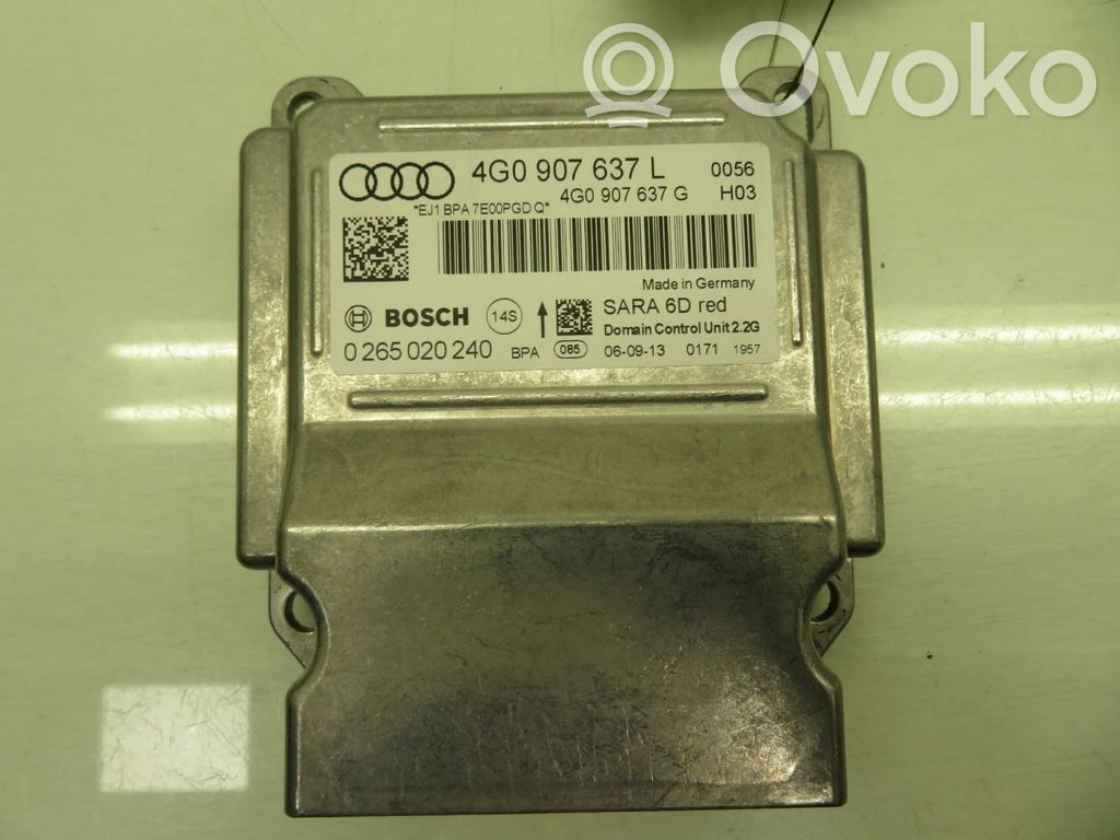 Audi A6 S6 C7 4G Unitate/modul de comandă airbaguri 