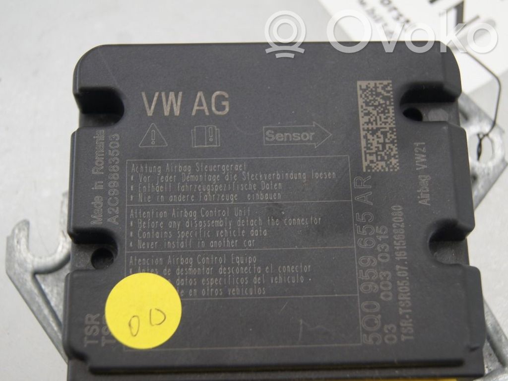 Audi A3 S3 8V Unidad de control/módulo del Airbag