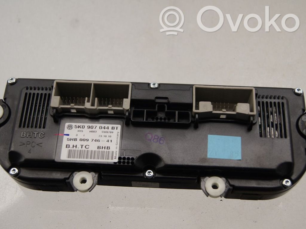 Volkswagen Golf VI Panel klimatyzacji / Ogrzewania 