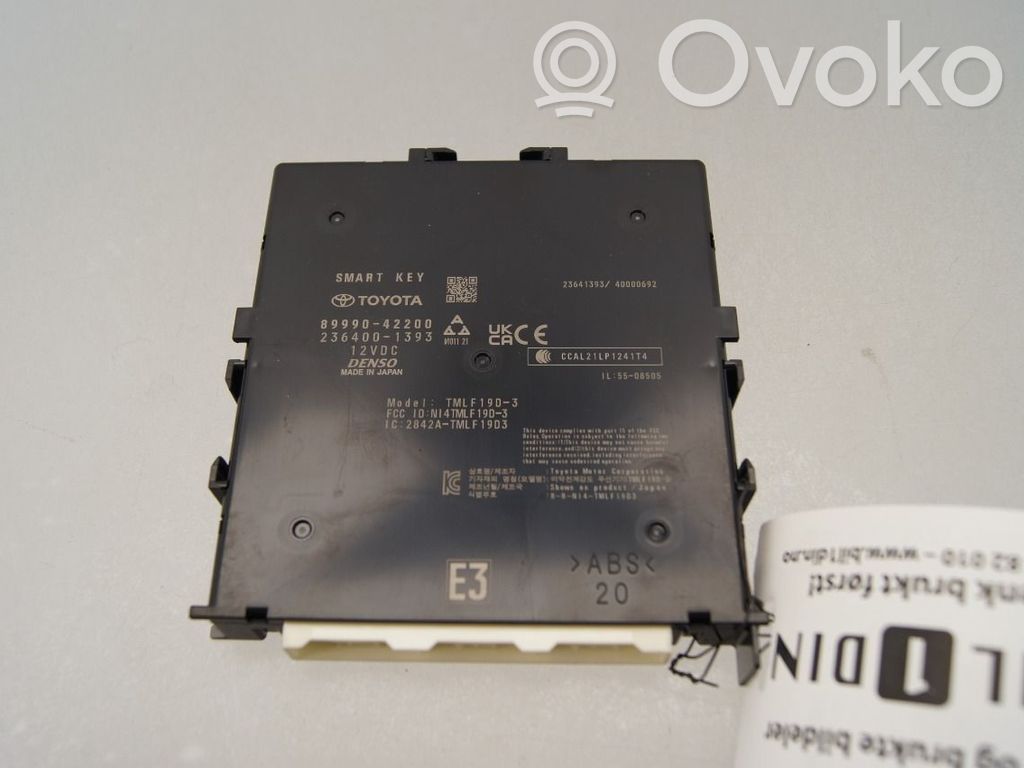 Toyota bZ4X Module de contrôle sans clé Go