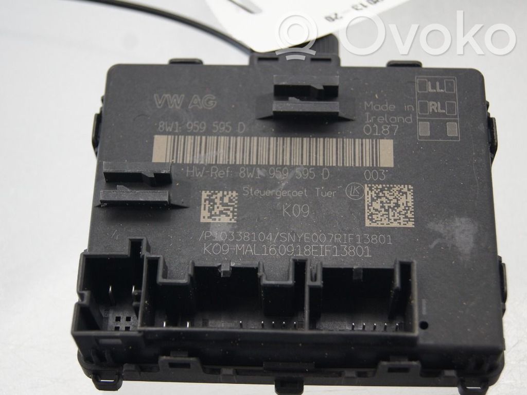 Audi A3 S3 8V Centralina/modulo portiere 