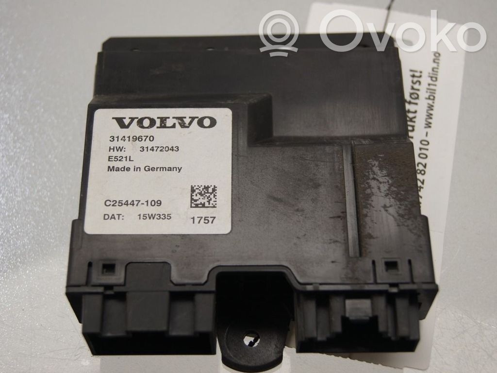 Unité de commande / module de hayon   32448576,31419670,31419670,31419670,32448576