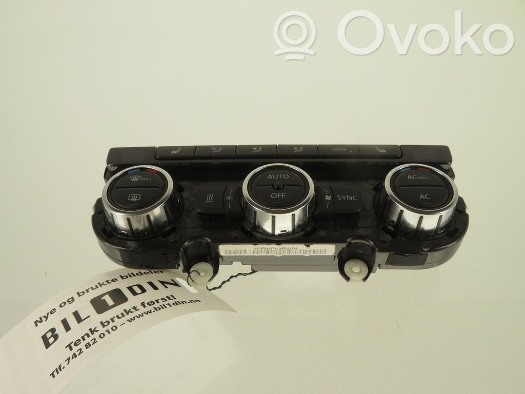 Volkswagen PASSAT B7 Console centrale, commande chauffage/clim 