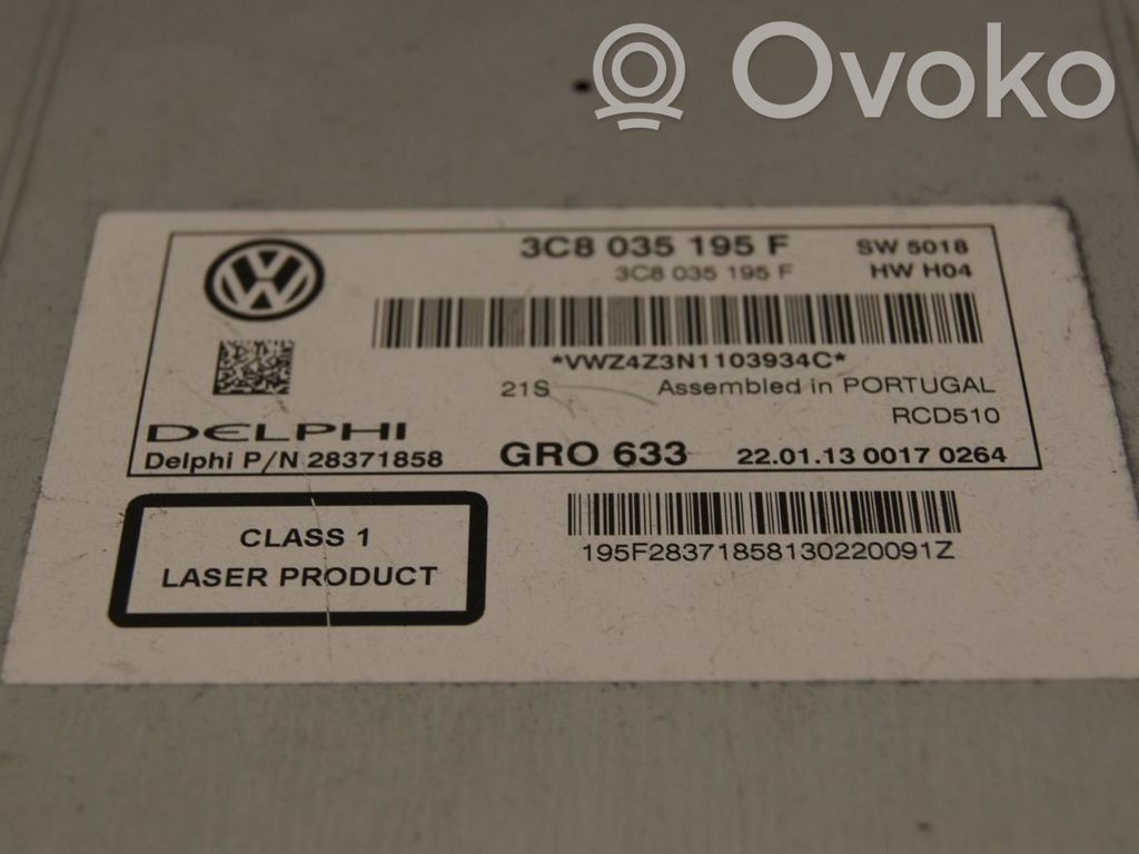Volkswagen Caddy Unità principale autoradio/CD/DVD/GPS 
