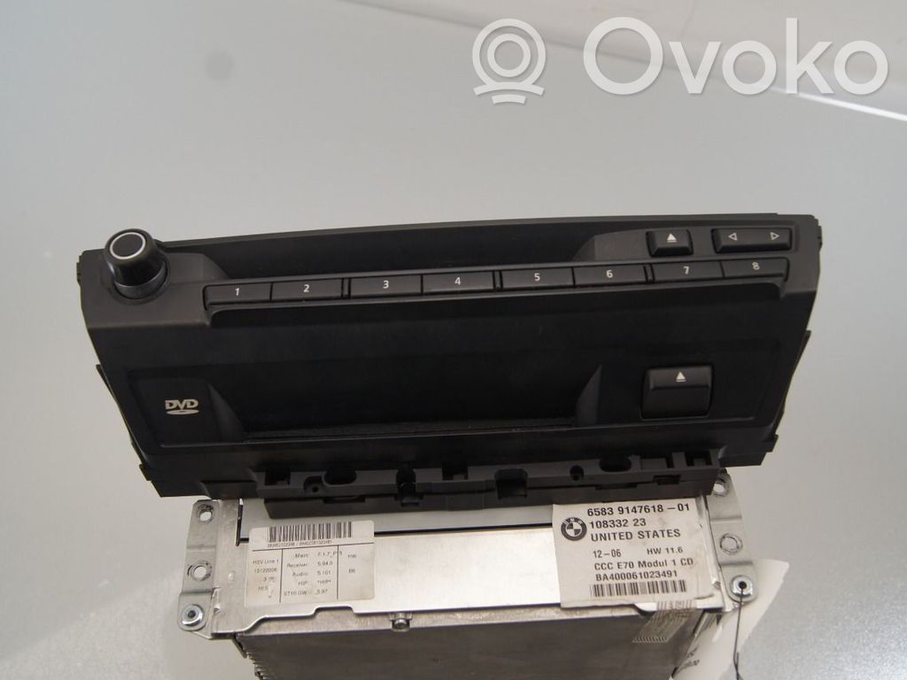 BMW X5 E70 Panel / Radioodtwarzacz CD/DVD/GPS 