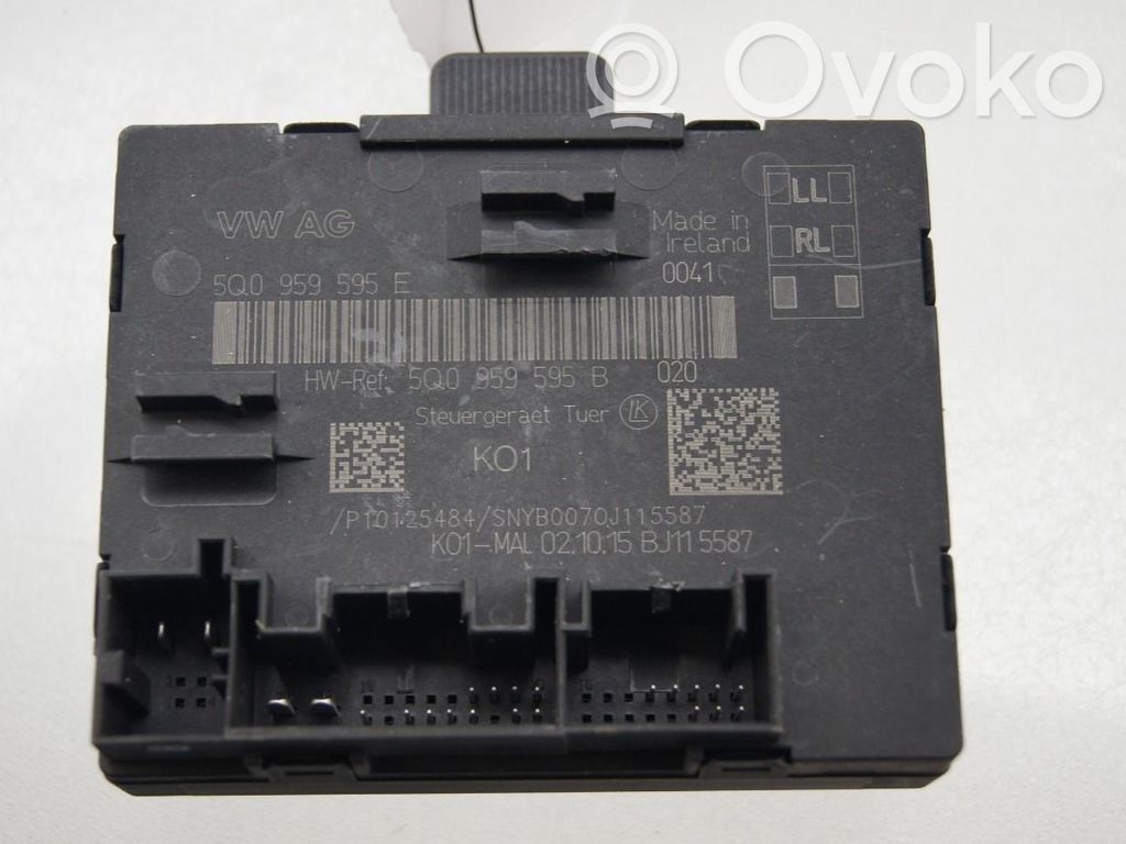 Unité de commande module de porte   5Q0959595E,5Q0959595E