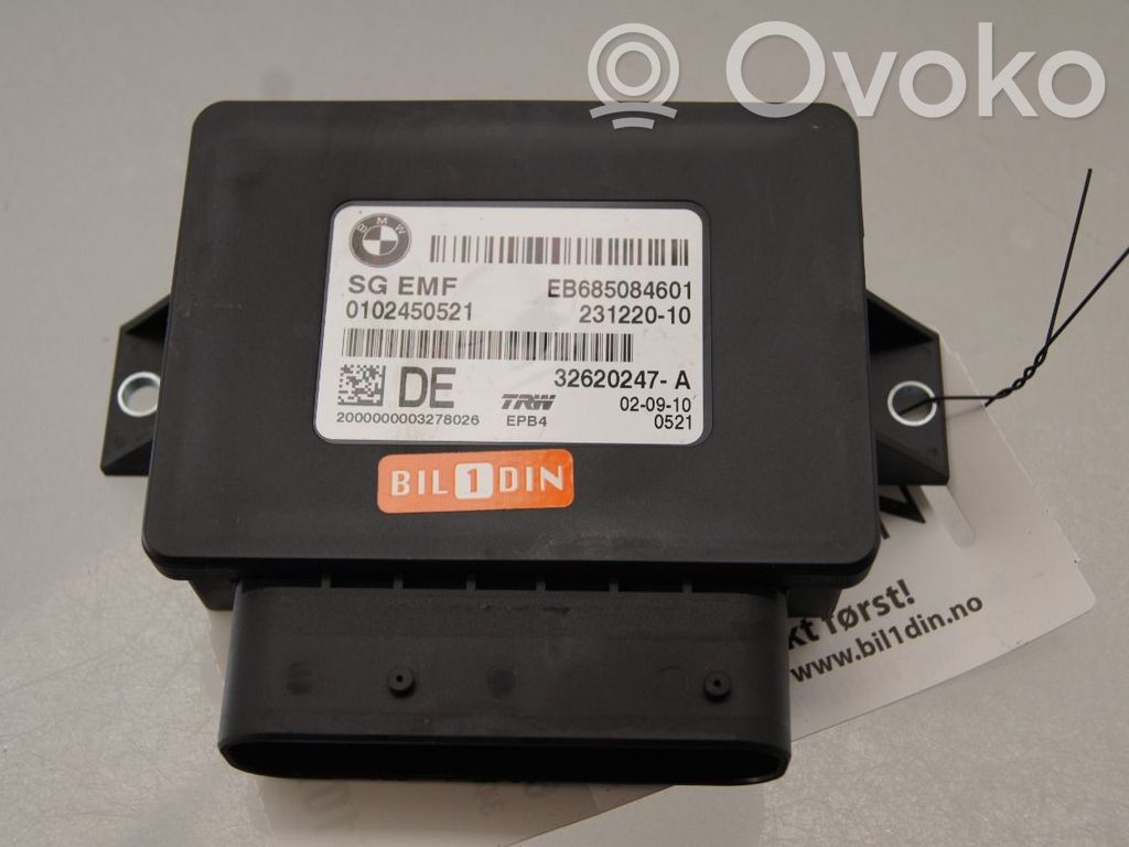 BMW 5 F10 F11 Modul de control frână de mână 
