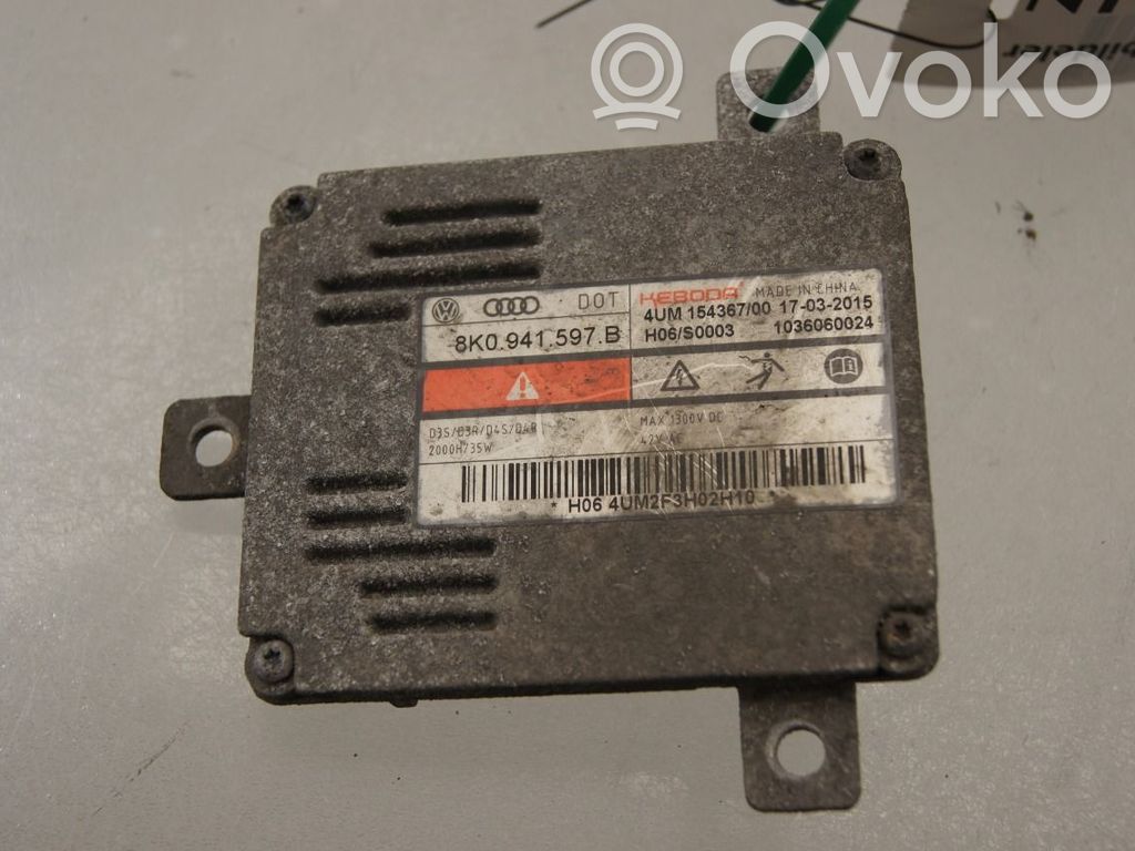 Unité de commande / module Xénon   8K0941597E,8K0941597E