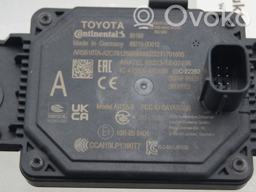 Toyota Yaris Cross Sensore radar Distronic