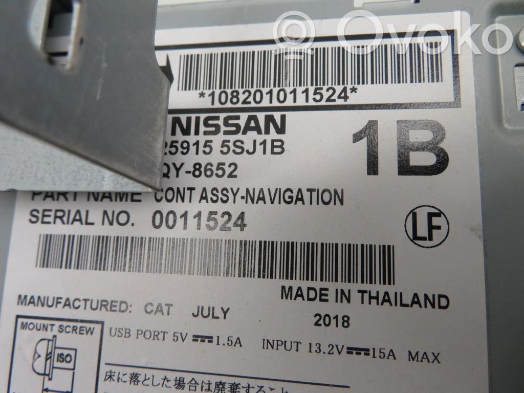 Nissan Leaf II (ZE1) Panel / Radioodtwarzacz CD/DVD/GPS 