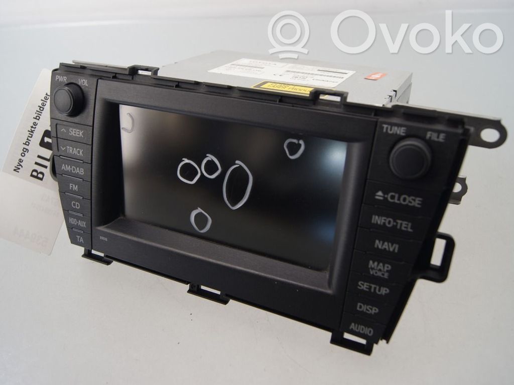 Toyota Prius (XW30) Unitate principală radio/CD/DVD/GPS