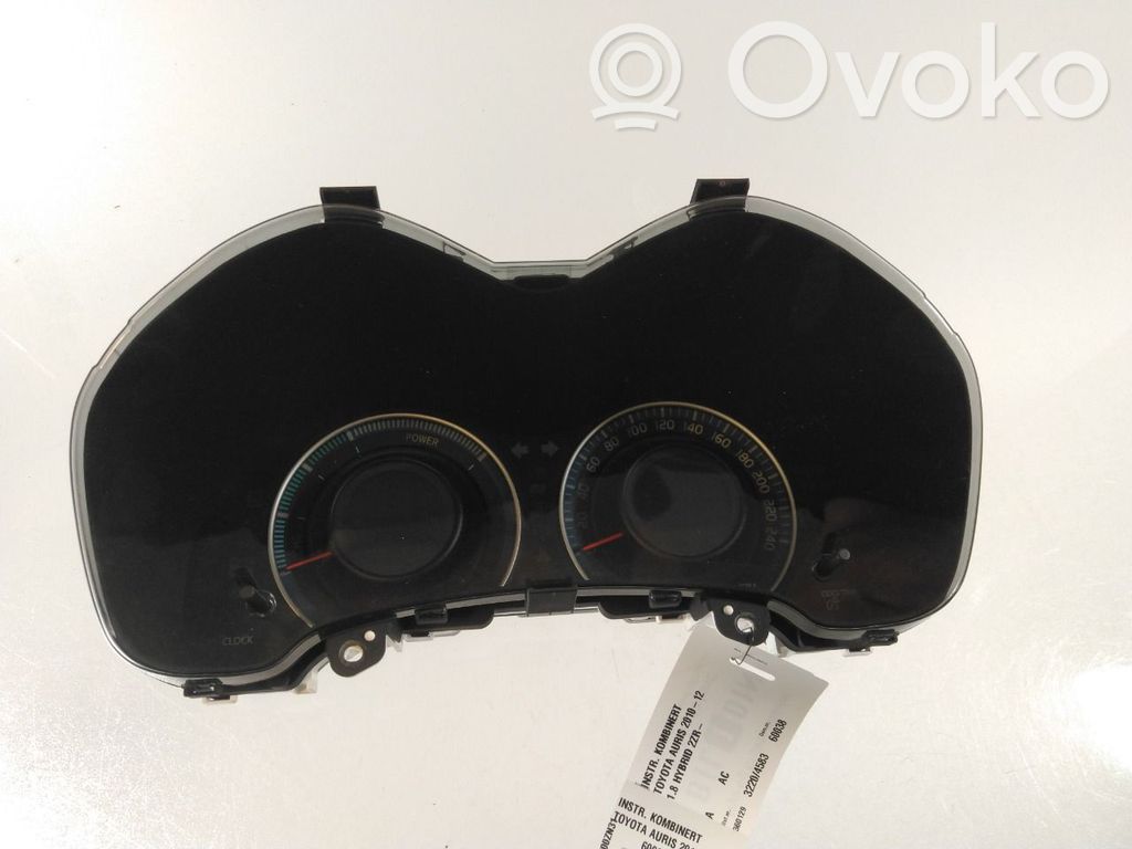Toyota Auris 150 Tachimetro (quadro strumenti) 