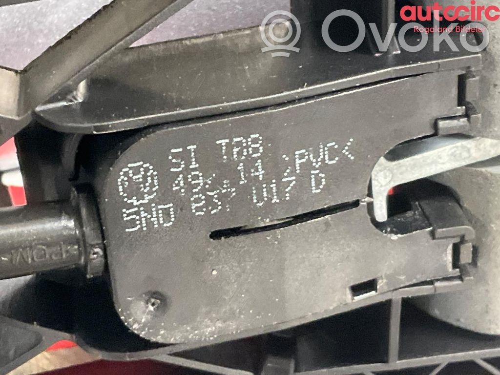 Audi A3 S3 8V Poignée extérieure de porte arrière