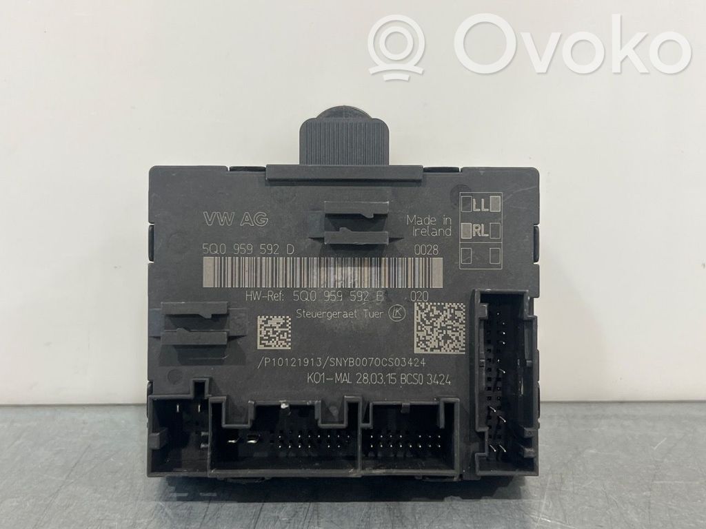 Volkswagen e-Golf Unitate/modul comandă uși 