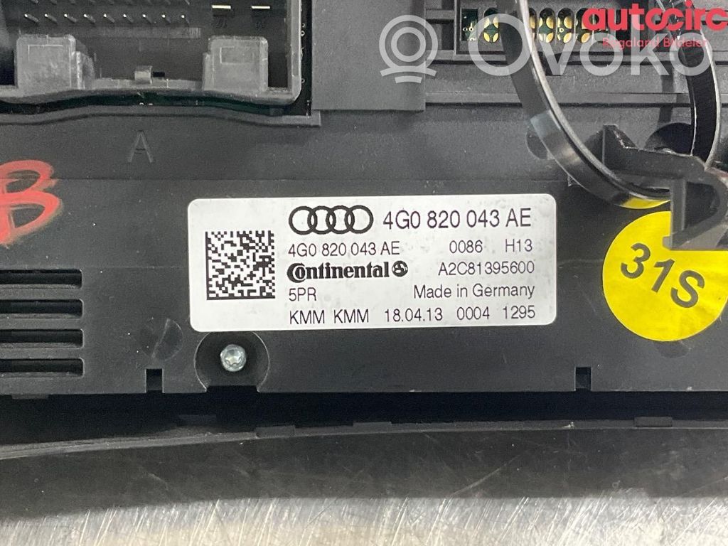 Audi A6 Allroad C7 Rămă unitate control climatizare 
