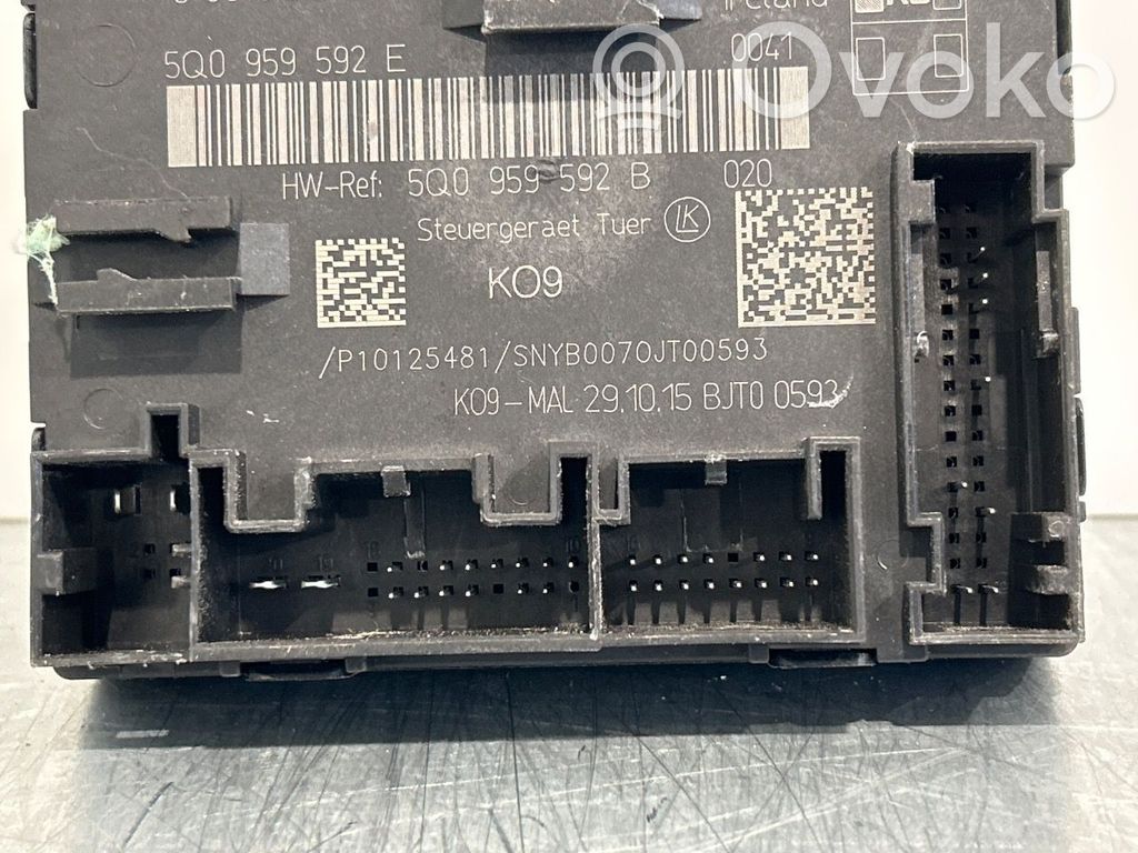 Skoda Superb B8 (3V) Centralina/modulo portiere 
