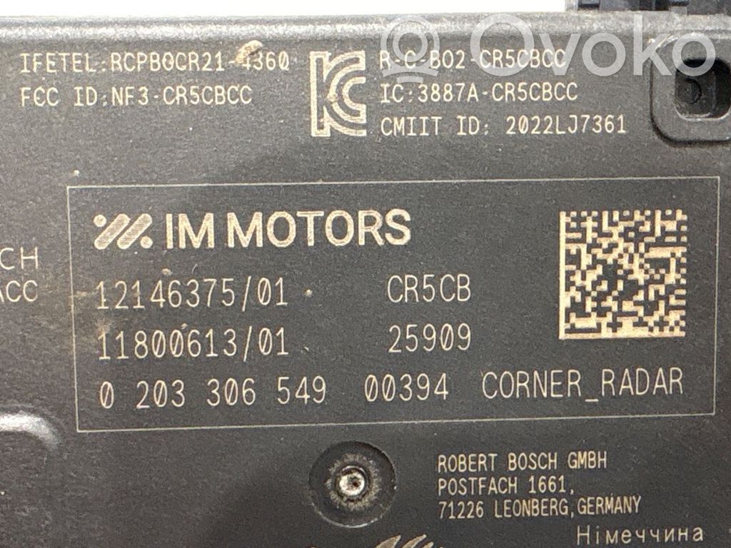 MG MG5 II Sensor de radar Distronic 