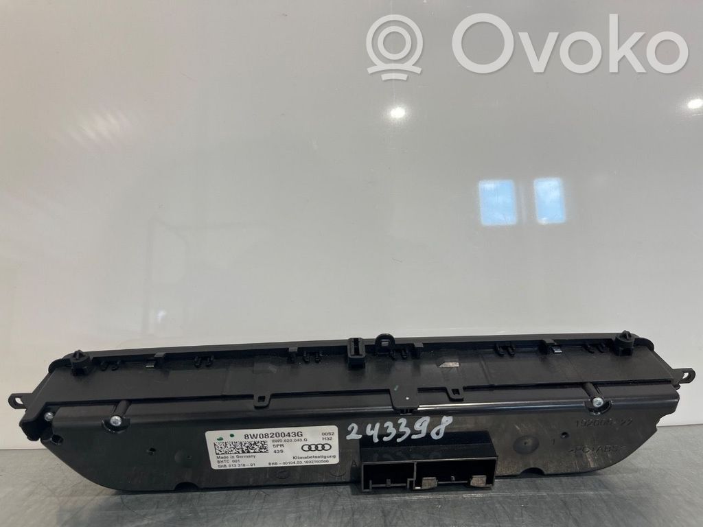 Audi A4 S4 B9 Mascherina climatizzatore/regolatore riscaldamento