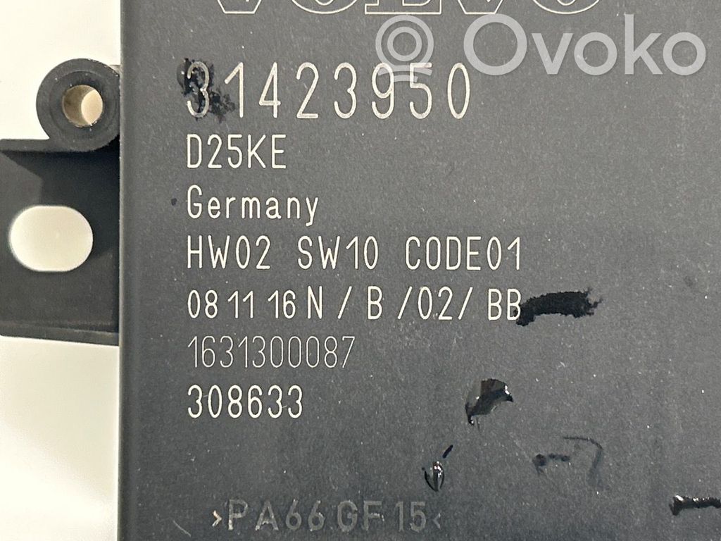 Volvo XC60 Centralina/modulo sensori di parcheggio PDC 