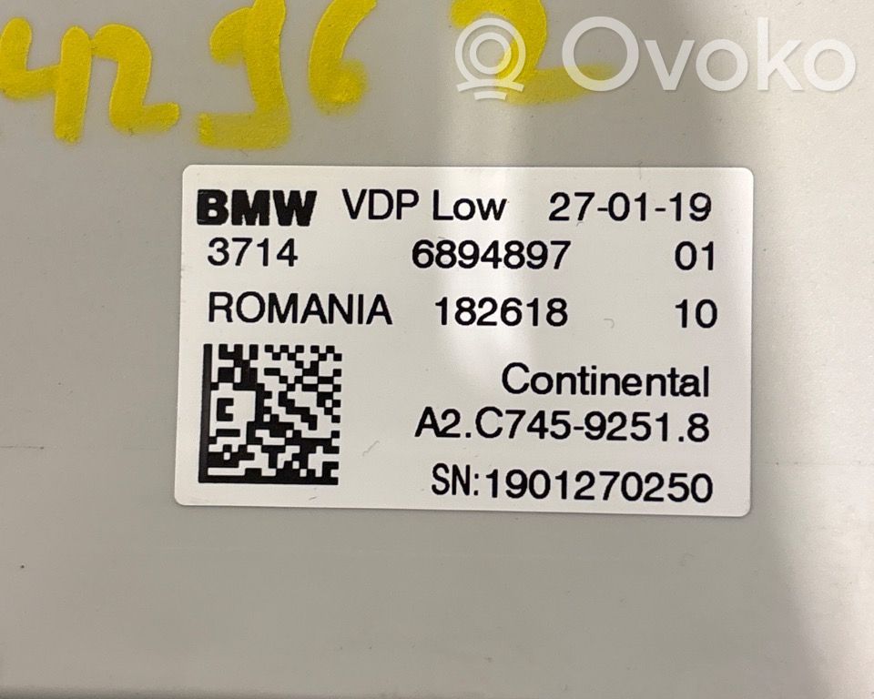 BMW 5 G30 G31 G38 Comutator înălțime/mod rulare suspensie